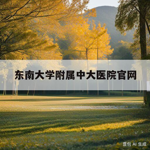 东南大学附属中大医院官网